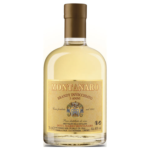 Montanaro Brandy Invecchiato 3 Year Old - Goro's Liquor