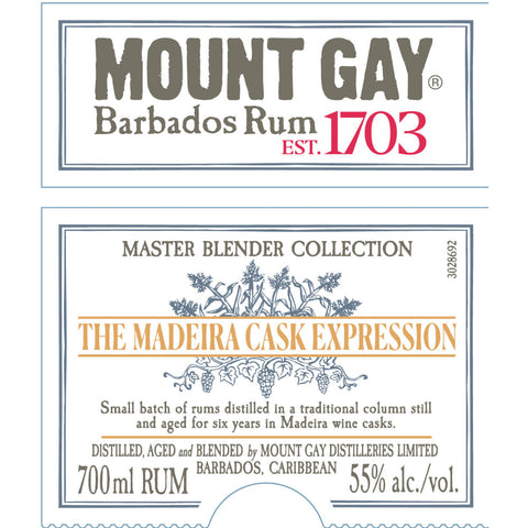 Mount Gay The Madeira Cask Expression: Master Blender Collection #5 - Goro's Liquor