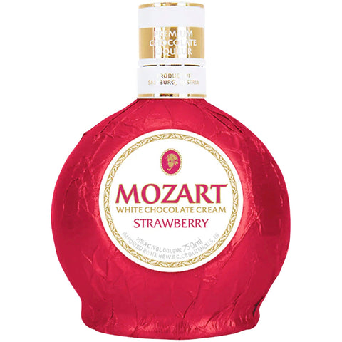 Mozart White Chocolate Cream Strawberry Liqueur - Goro's Liquor