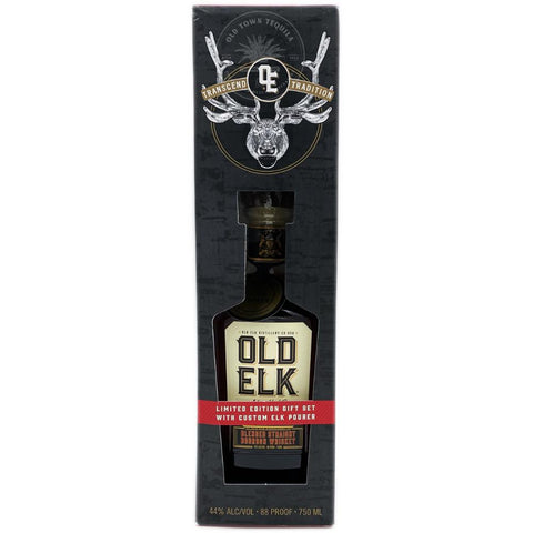 Old Elk Bourbon Limited Edition Gift Set With Custom Elk Pourer - Goro's Liquor