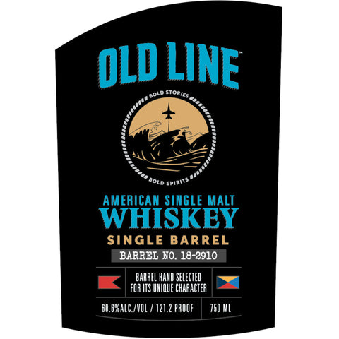 Old Line Single Barrel American Single Malt Whiskey - Goro's Liquor