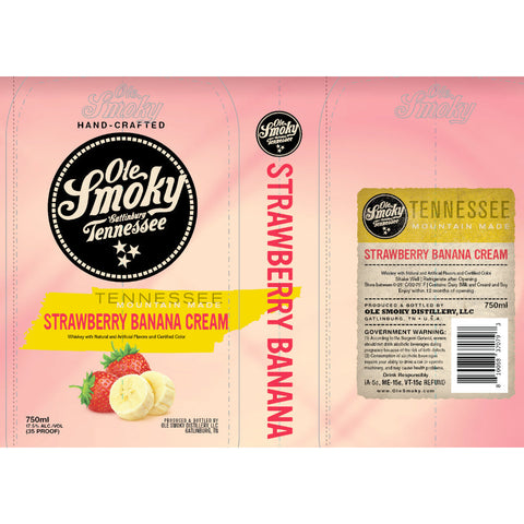 Ole Smoky Strawberry Banana Cream Whiskey - Goro's Liquor