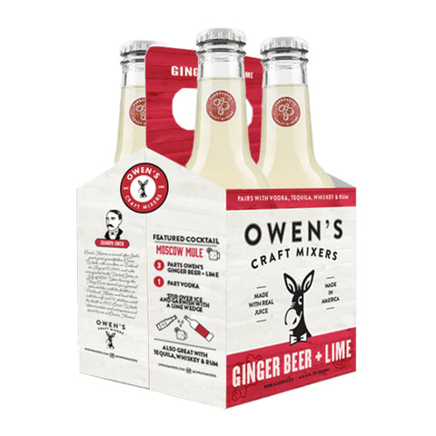 Owen's Ginger Beer & Lime 4pk - Goro's Liquor