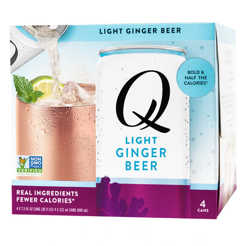 Q Light Ginger Beer by Joel McHale 4pk - Goro's Liquor