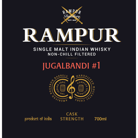 Rampur Jugalbandi #1 Single Malt Indian Whisky - Goro's Liquor