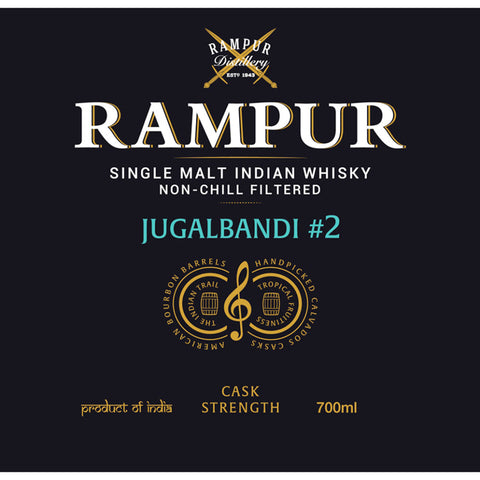 Rampur Jugalbandi #2 Single Malt Indian Whisky - Goro's Liquor