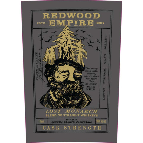 Redwood Empire Lost Monarch Cask Strength Blended Whiskey - Goro's Liquor