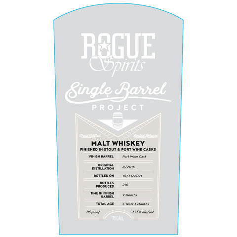 Rogue Single Barrel Project Malt Whiskey - Goro's Liquor