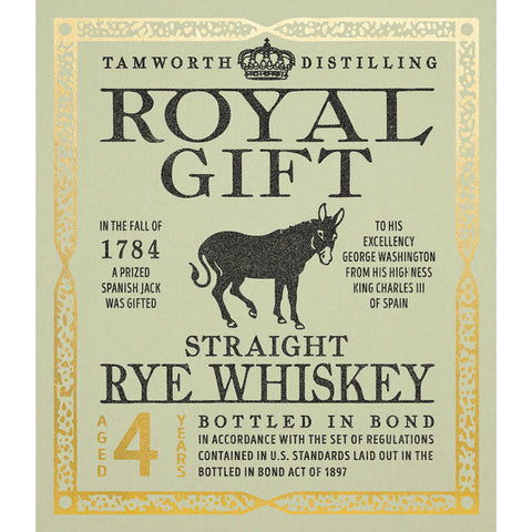 Royal Gift Bottled In Bond Straight Rye - Goro's Liquor