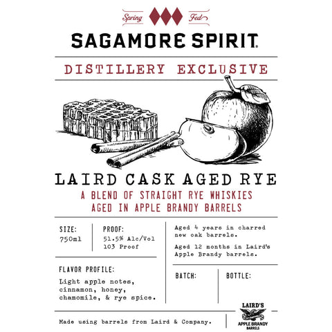 Sagamore Spirit Laird Cask Aged Rye - Goro's Liquor