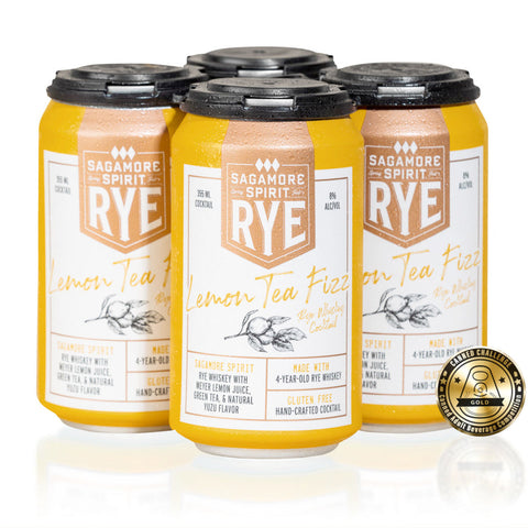 Sagamore Spirit Lemon Tea Fizz Canned Cocktail 4PK - Goro's Liquor