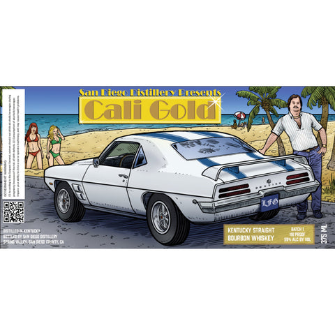 San Diego Distillery Cali Gold Kentucky Straight Bourbon 375mL - Goro's Liquor