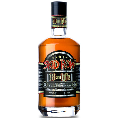 Skid Row 18 and Life Ultra Premium Rum Rum Skid Row Spirits   