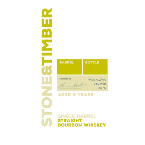 Stone & Timber 6 Year Old Single Barrel Bourbon - Goro's Liquor