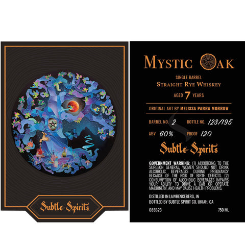 Subtle Spirits Mystic Oak 7 Year Old Straight Rye - Goro's Liquor