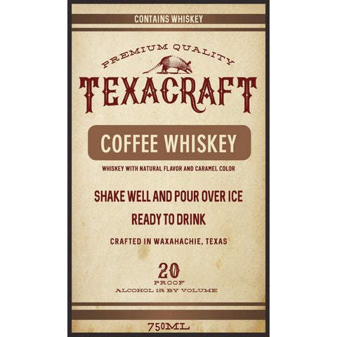 Texacraft Coffee Whiskey - Goro's Liquor