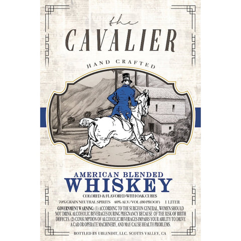 The Cavalier Handcrafted Whiskey - Goro's Liquor