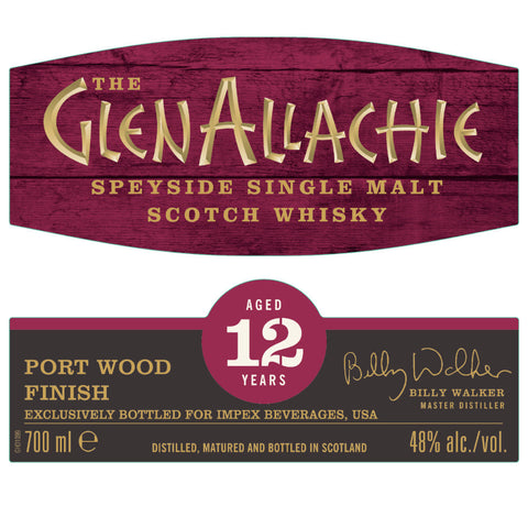 The GlenAllachie Portwood Finish 12 Year Old - Goro's Liquor