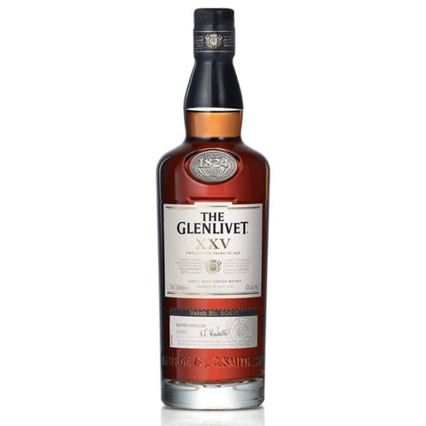 The Glenlivet 25 Year Old Scotch The Glenlivet