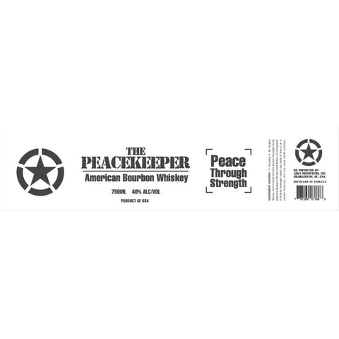 The Peacekeeper Bourbon - Goro's Liquor