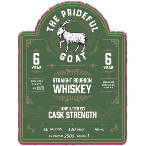 The Prideful Goat 6 Year Old Cask Strength Bourbon Batch 1 - Goro's Liquor