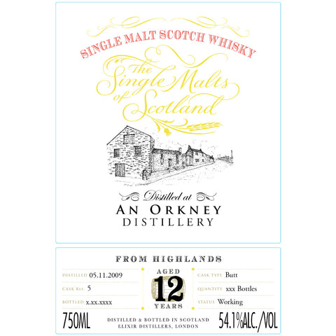 The Single Malts of Scotland An Orkney Distillery 12 Year Old 2009 - Goro's Liquor