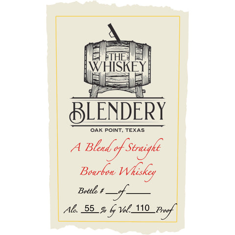 The Whiskey Blendery Blend of Straight Bourbons - Goro's Liquor