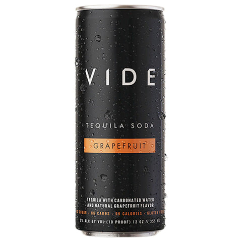 VIDE Grapefruit Tequila Soda 4PK - Goro's Liquor