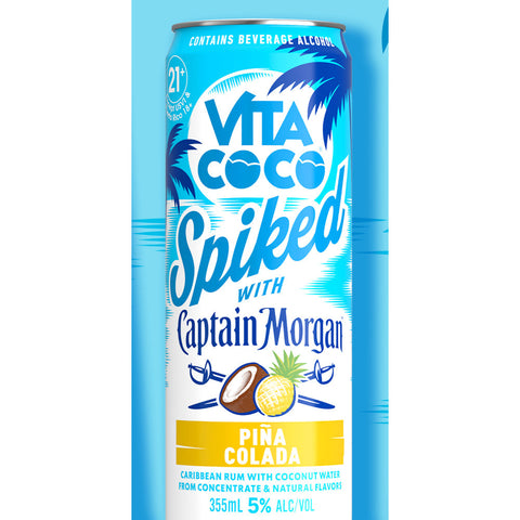 Vita Coco Spiked With Captain Morgan Piña Colada - Goro's Liquor