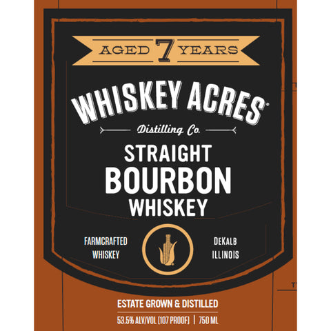 Whiskey Acres 7 Year Old Straight Bourbon - Goro's Liquor