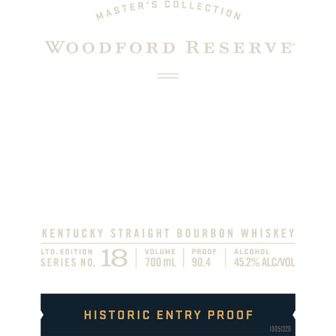 Woodford Reserve Master’s Collection Historic Entry Proof Straight Bourbon - Goro's Liquor