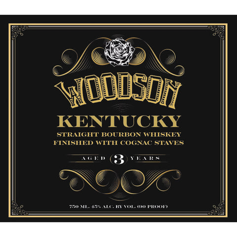 Woodson Bourbon Finished with Cognac Staves by Charles Woodson - Goro's Liquor