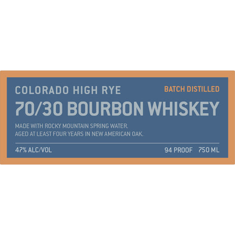 Woody Creek High Rye 70/30 Bourbon By William H. Macy - Goro's Liquor