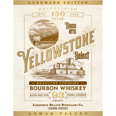 Yellowstone Select Landmark Edition Bourbon Lamar Valley - Goro's Liquor