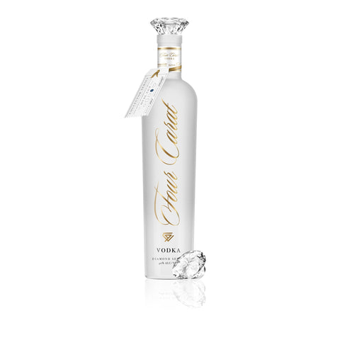 Four Carat Vodka Collectors Edition With Diamond Cut Closure - Goro's Liquor