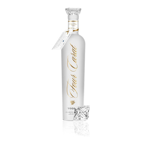 Four Carat Vodka Collectors Edition With Diamond Cut Closure - Goro's Liquor