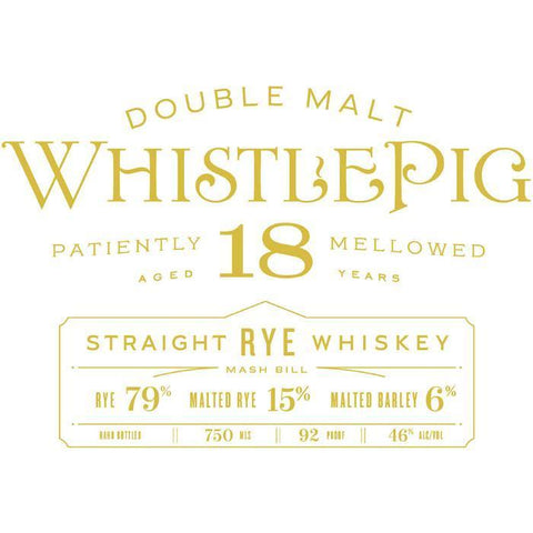 Buy WhistlePig 18 Year Old Double Malt online from the best online liquor store in the USA.