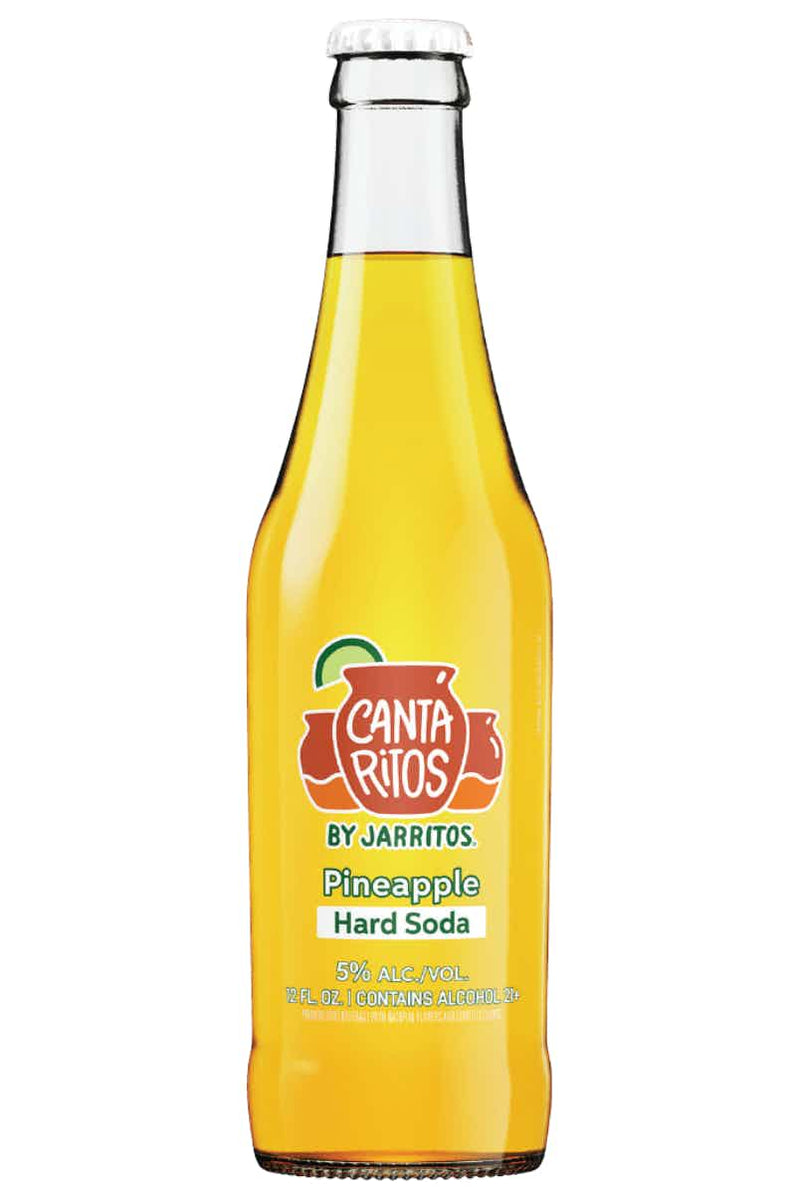 Cantaritos Pineapple Hard Soda 4 Pack Bottles - Goro&