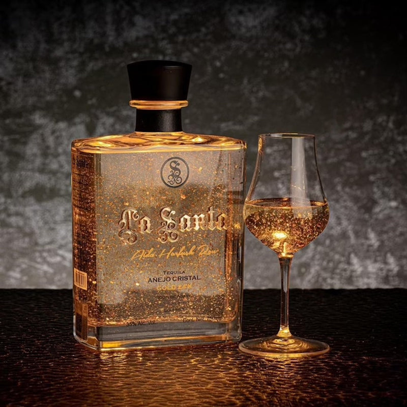 La Santa Tequila 24K Gold Anejo - Goro&