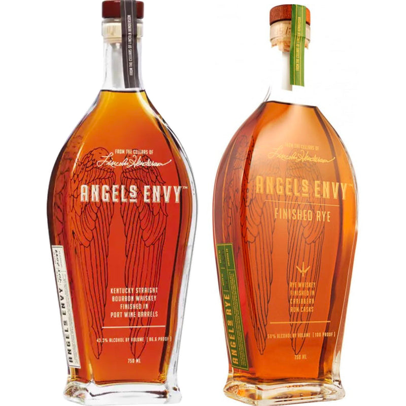 Angel’s Envy Bourbon & Rye 375ML Bundle Bourbon Angel&