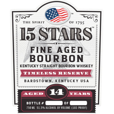 15 Stars 14 Year Old Timeless Reserve Kentucky Straight Bourbon - Goro's Liquor