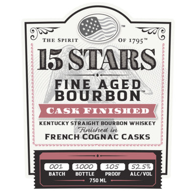 15 Stars Bourbon Finished in French Cognac Casks - Goro's Liquor
