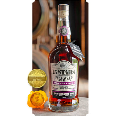 15 Stars Triple Cask Bourbon - Goro's Liquor