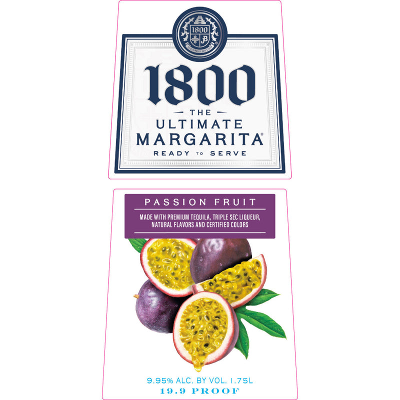 1800 Tequila The Ultimate Passion Fruit Margarita 1.75L - Goro&