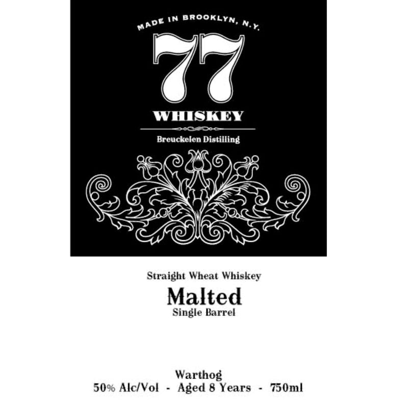 77 Whiskey Malted Straight Wheat - Goro&