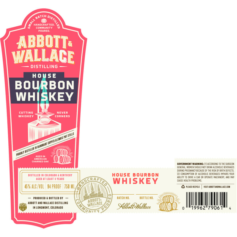 Abbott & Wallace House Bourbon Whiskey - Goro&