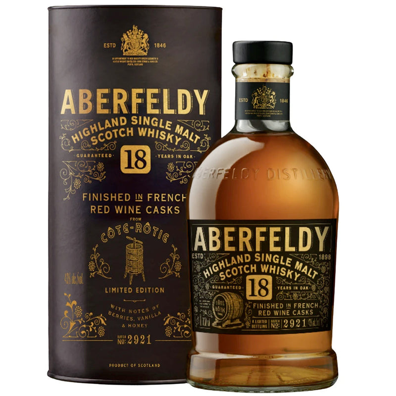 Aberfeldy 18 Year Old Limited Edition Côte Rôtie French Wine Cask Finish - Goro&