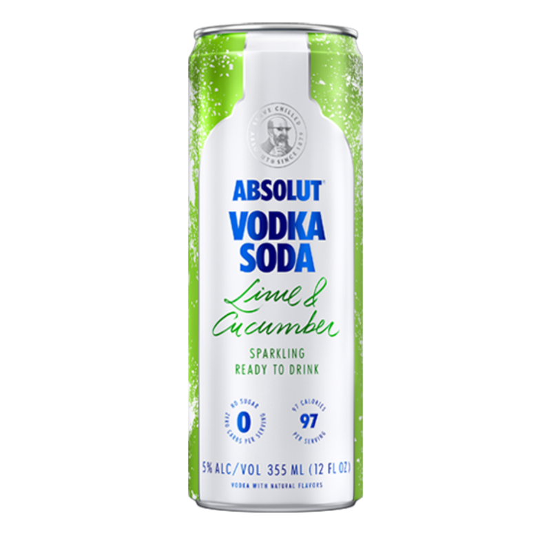 Absolut Vodka Soda Lime & Cucumber - Goro&