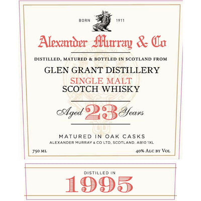 Alexander Murray & Co Glen Grant 23 Year Old 1995 - Goro's Liquor