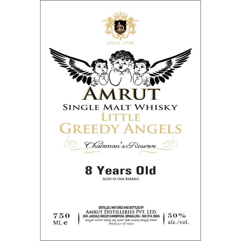 Amrut Little Greedy Angels Chairman’s Reserve 8 Year Old - Goro&